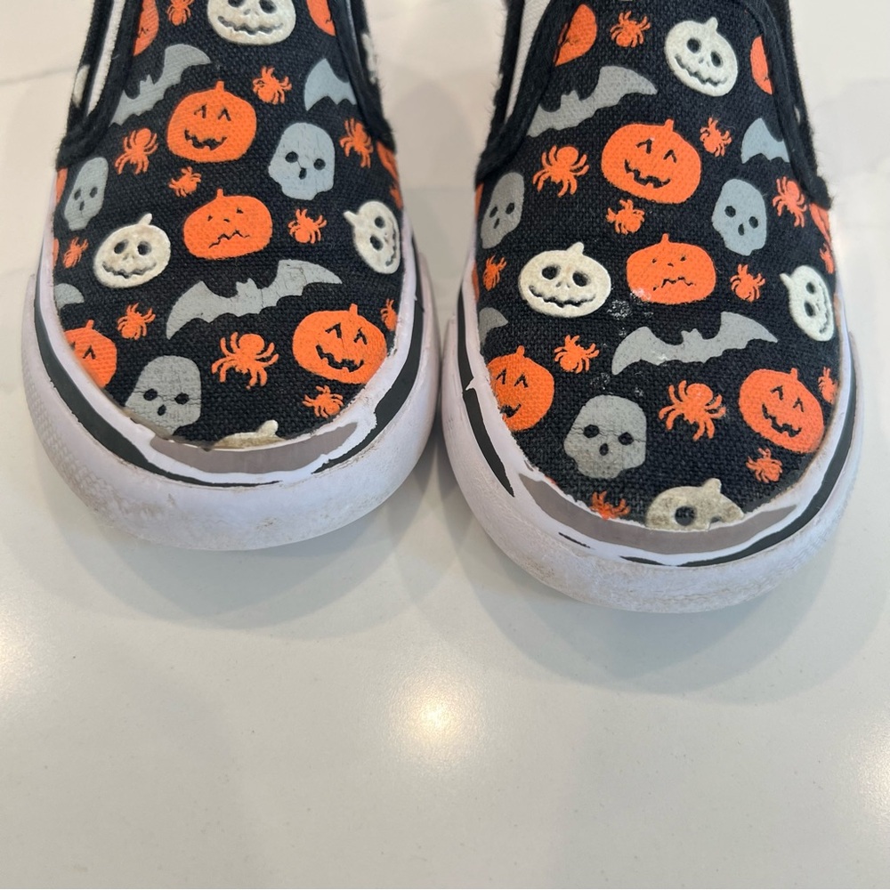 Tommy‎ Bahama Kids Halloween Sneakers - Black and Orange Size 9 - Picture 2 of 8